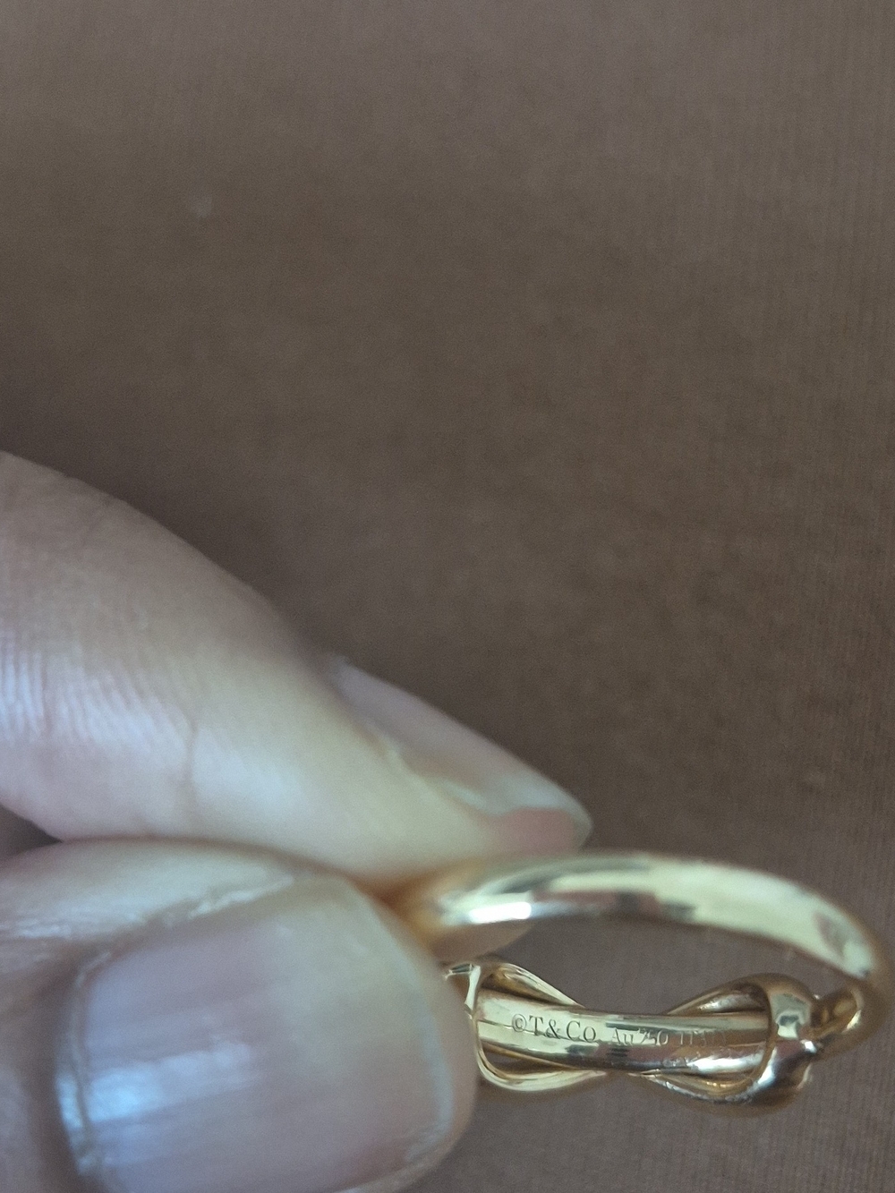 Tiffany & Co. Rose Gold Infinity Ring